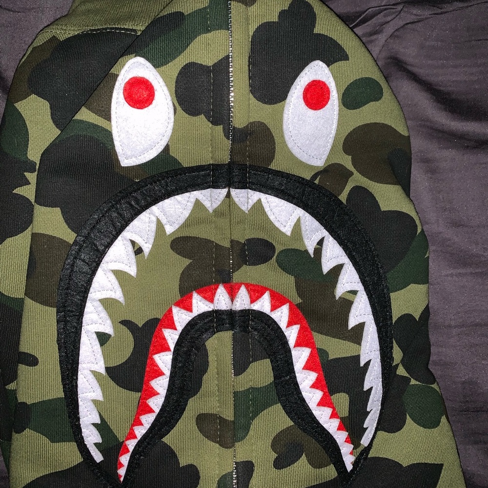 Bape shark hoodie